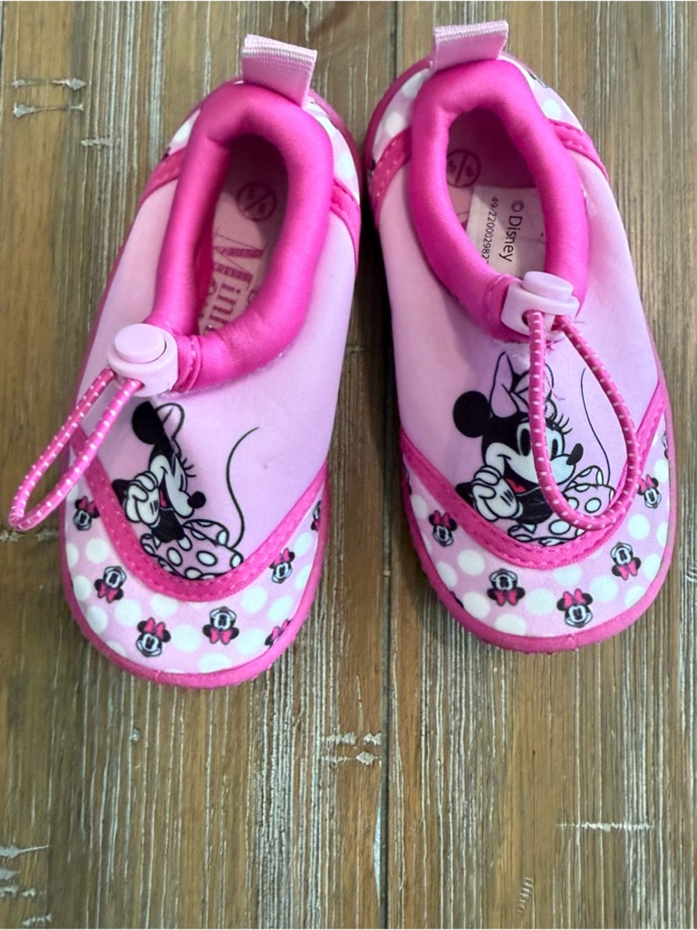 Girls Disney Minnie Mouse water shoes